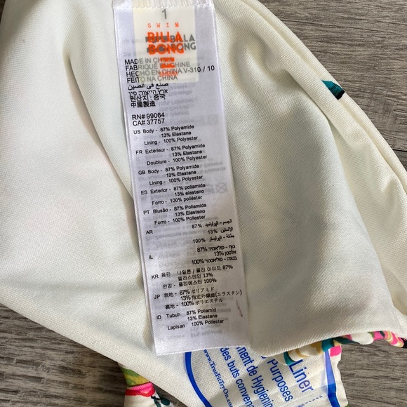 🔥 Billabong Island Hop Knotted Swim Bikini Bottom - Picture 8 of 9